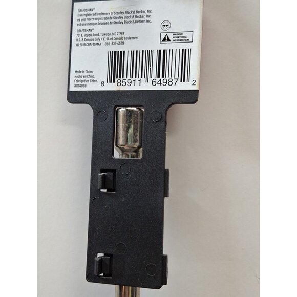 New CRAFTSMAN, 3/8 Inch "NUT DRIVER", Color Coded Blue, CMHT65110, SAE - Picture 3 of 3